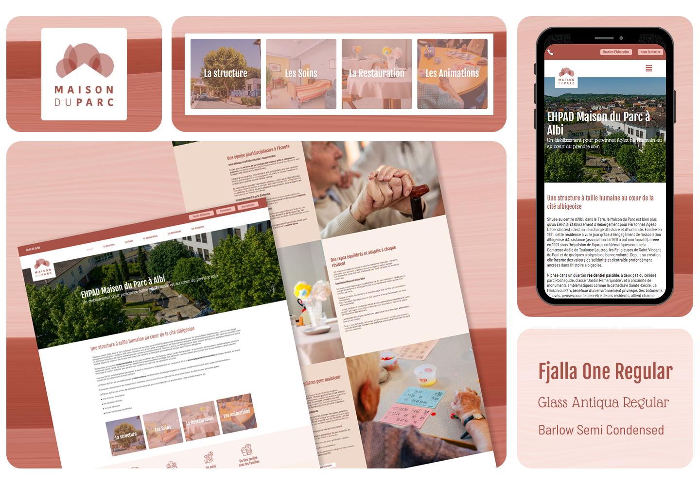 Bento Développement Web Site one page Maison du Parc